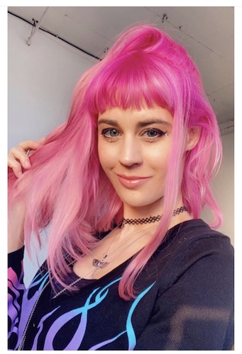 pink double process hair pulp riot